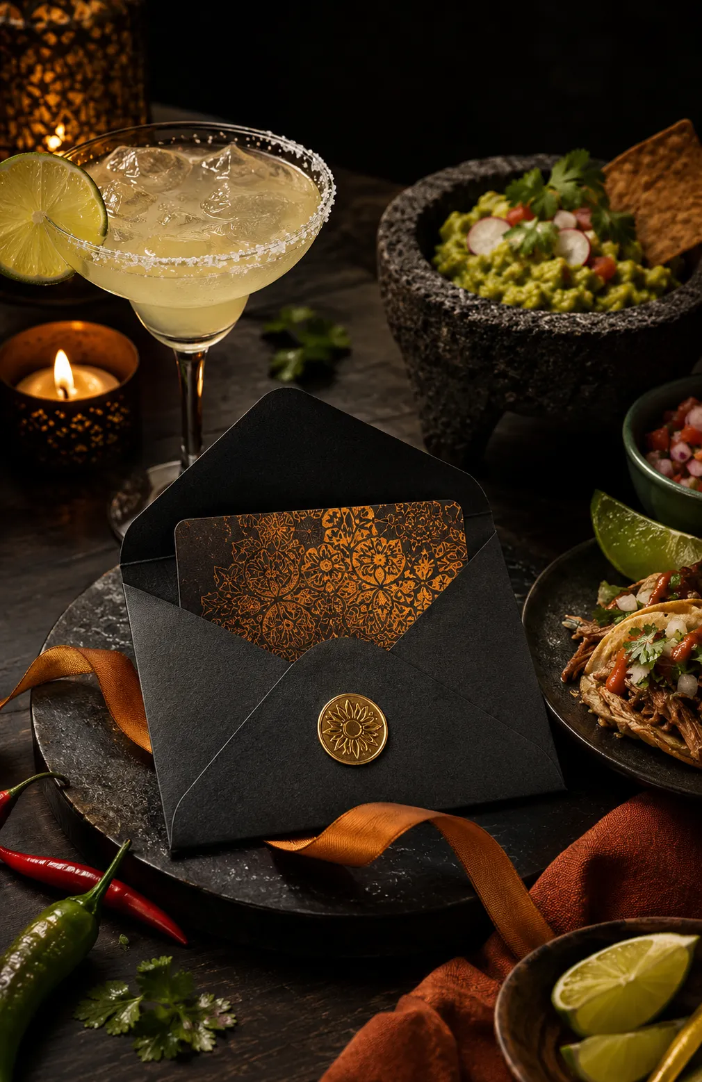 A Crazy Cantina gift card in its envelope